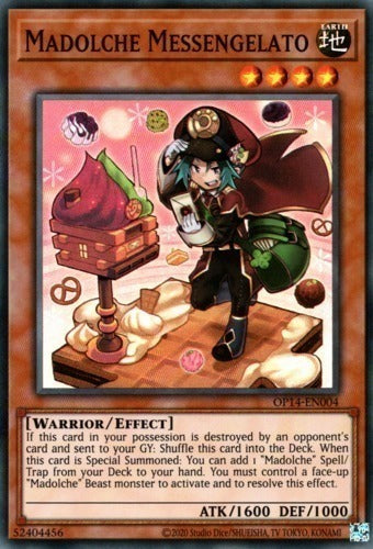 Madolche Messengelato [OP14-EN004] Super Rare Yu-Gi-Oh!