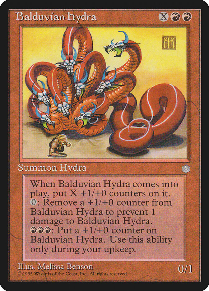 Balduvian Hydra [Ice Age] Magic: The Gathering