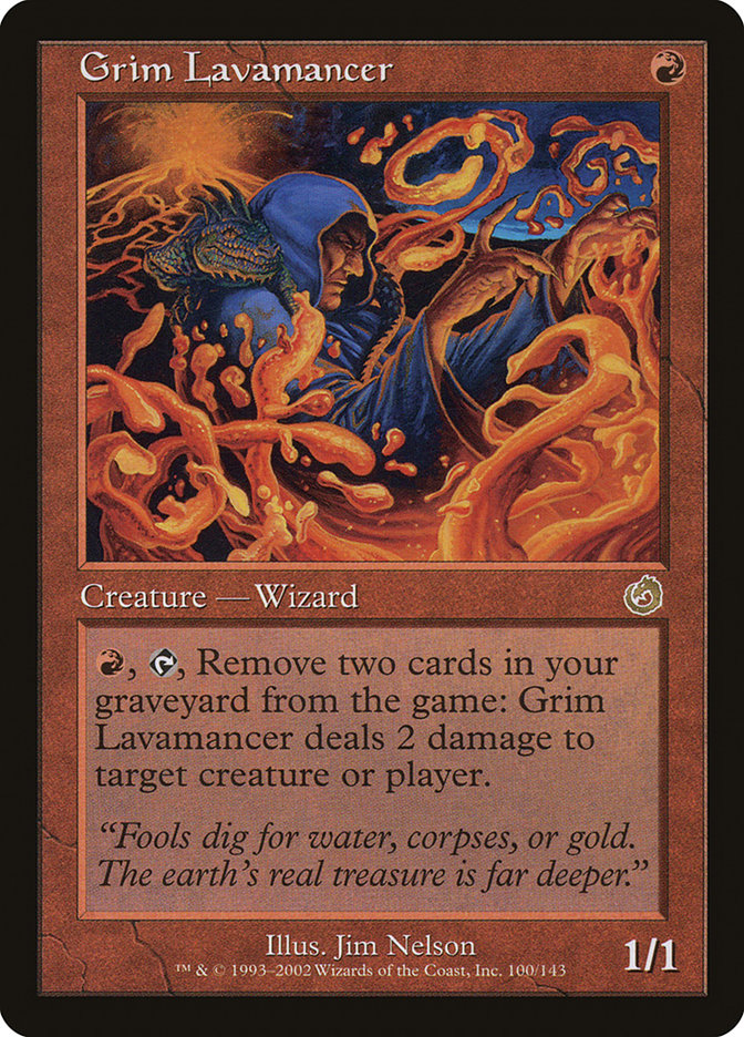 Grim Lavamancer [Torment] Magic: The Gathering