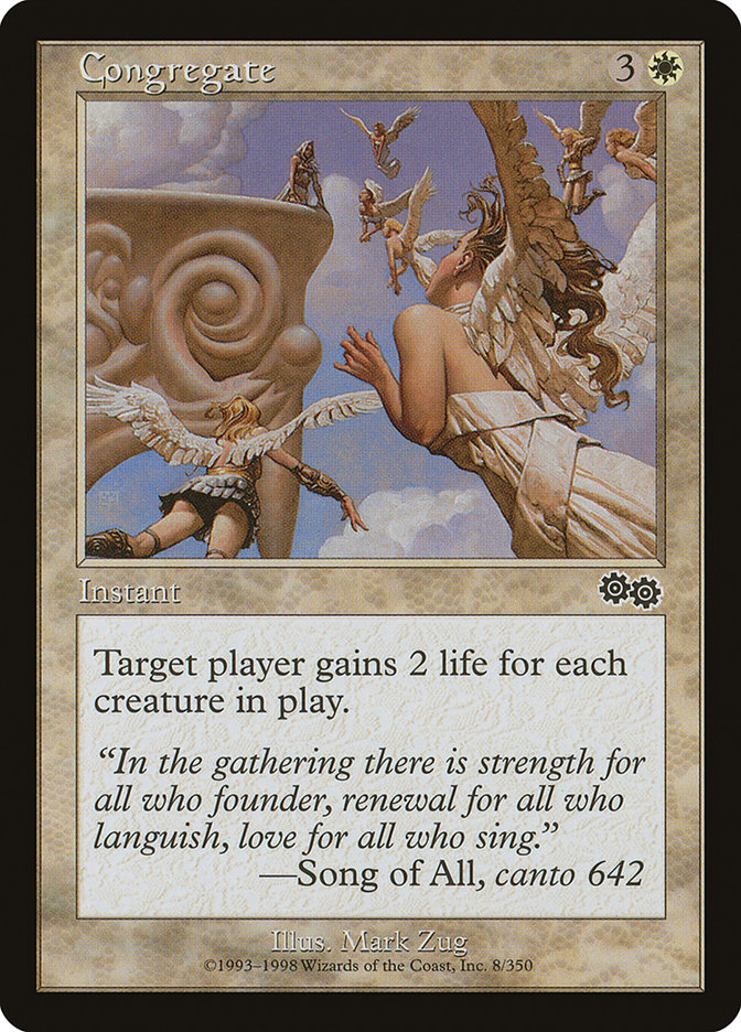 Congregate [Urza's Saga] Magic: The Gathering