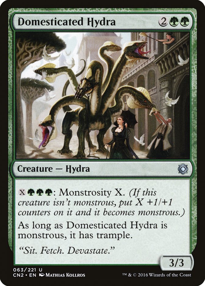 Domesticated Hydra [Conspiracy: Take the Crown] Magic: The Gathering