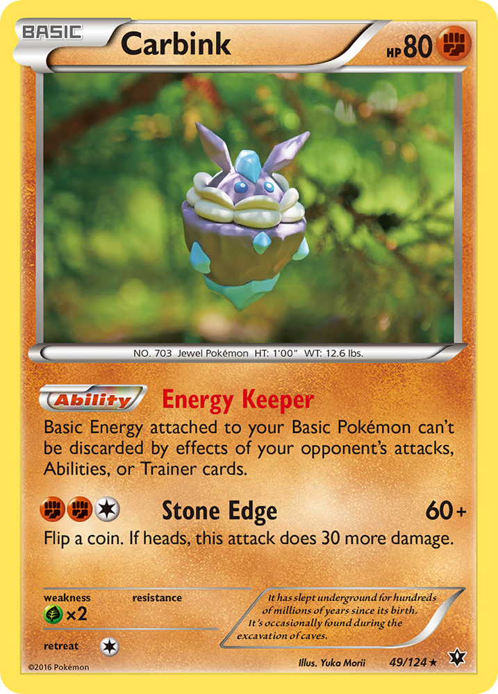 Carbink (49/124) [XY: Fates Collide] Pokémon