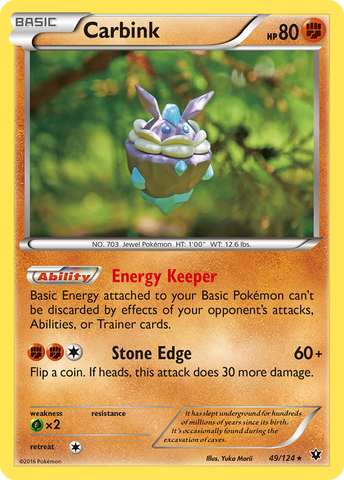 Carbink (49/124) [XY: Fates Collide] Pokémon