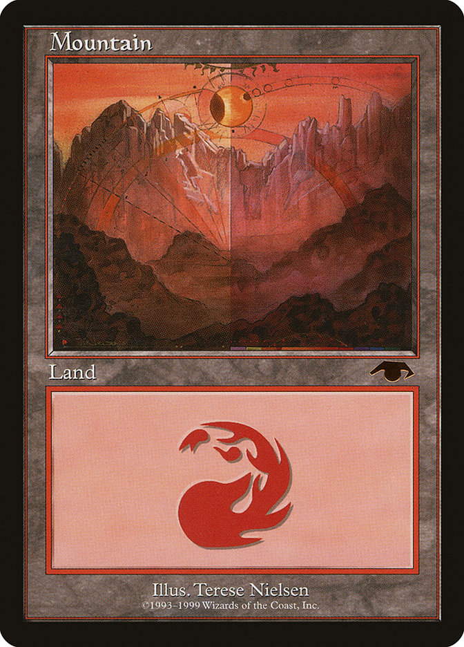 Mountain (4) [Guru] Magic: The Gathering
