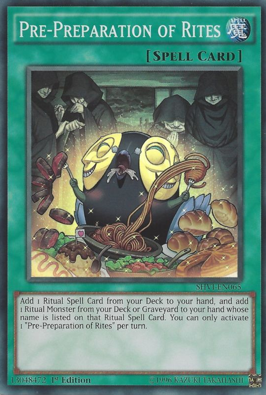 Pre-Preparation of Rites [SHVI-EN065] Super Rare Yu-Gi-Oh!