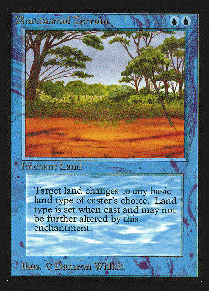 Phantasmal Terrain [Collectors' Edition] Magic: The Gathering