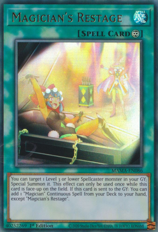 Magician's Restage [MAMA-EN086] Ultra Rare Yu-Gi-Oh!