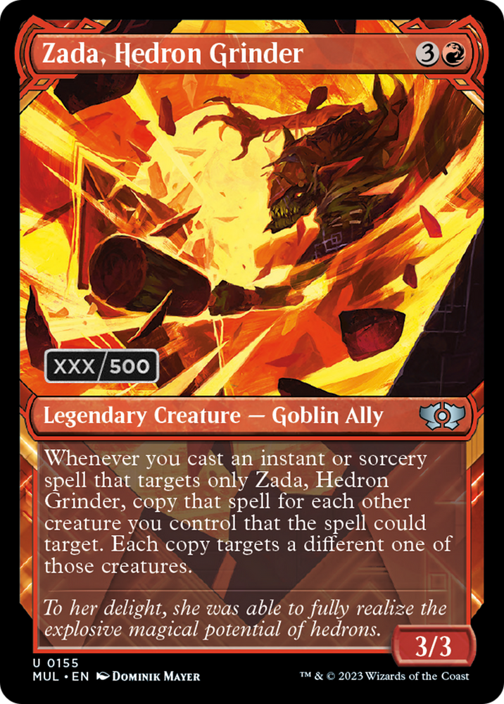 Zada, Hedron Grinder (Serialized) [Multiverse Legends] Magic: The Gathering