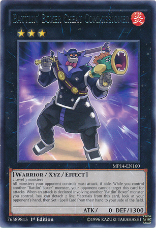 Battlin' Boxer Cheat Commissioner [MP14-EN160] Rare Yu-Gi-Oh!