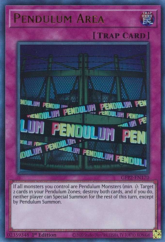 Pendulum Area [GFP2-EN170] Ultra Rare Yu-Gi-Oh!