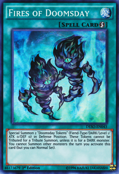 Fires of Doomsday [DESO-EN043] Super Rare Yu-Gi-Oh!
