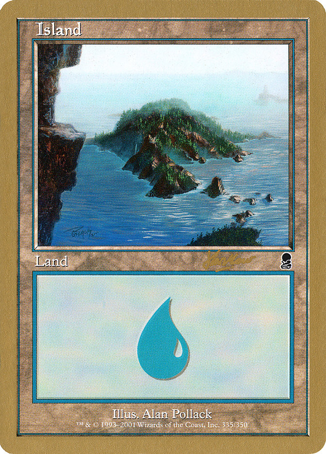 Island (shh335) (Sim Han How) [World Championship Decks 2002] Magic: The Gathering