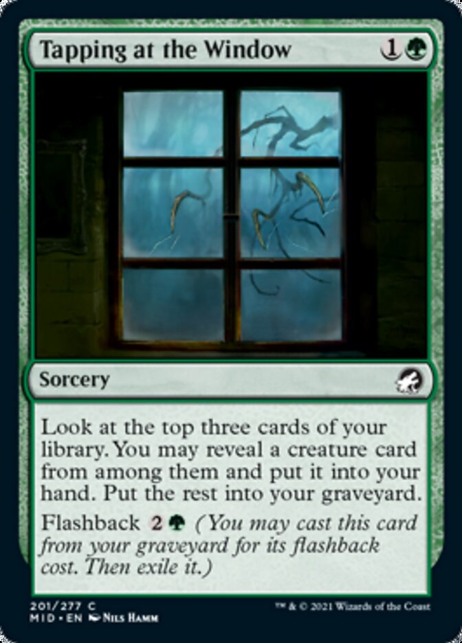 Tapping at the Window [Innistrad: Midnight Hunt] Magic: The Gathering