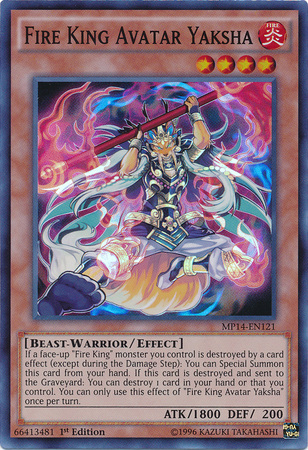 Fire King Avatar Yaksha [MP14-EN121] Super Rare Yu-Gi-Oh!