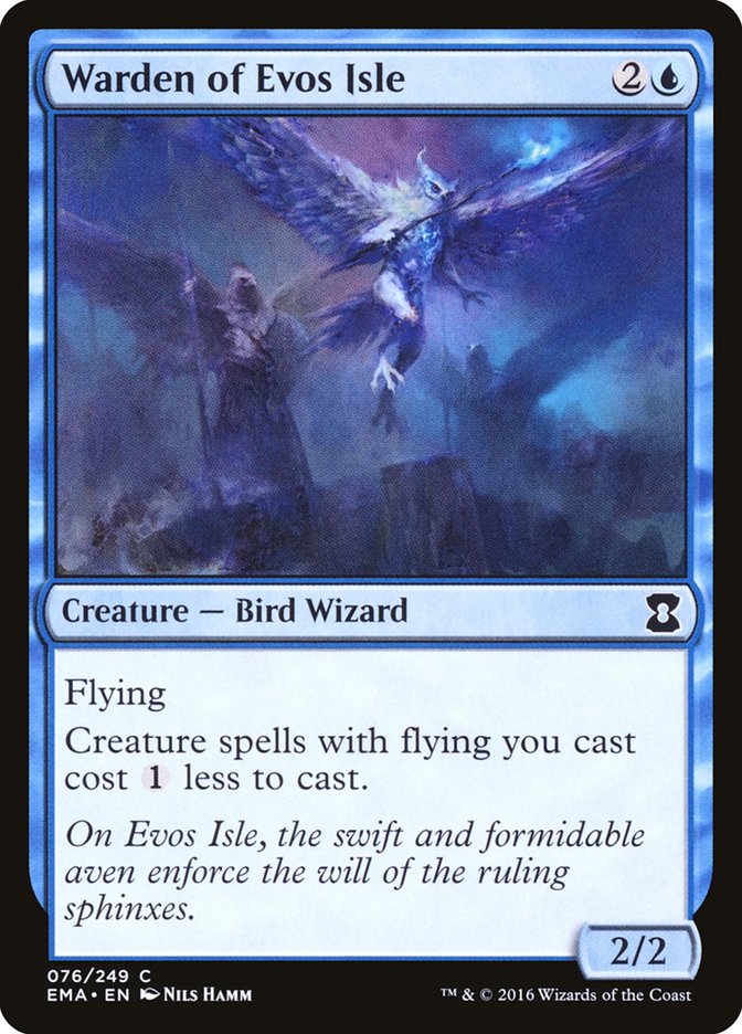 Warden of Evos Isle [Eternal Masters] Magic: The Gathering