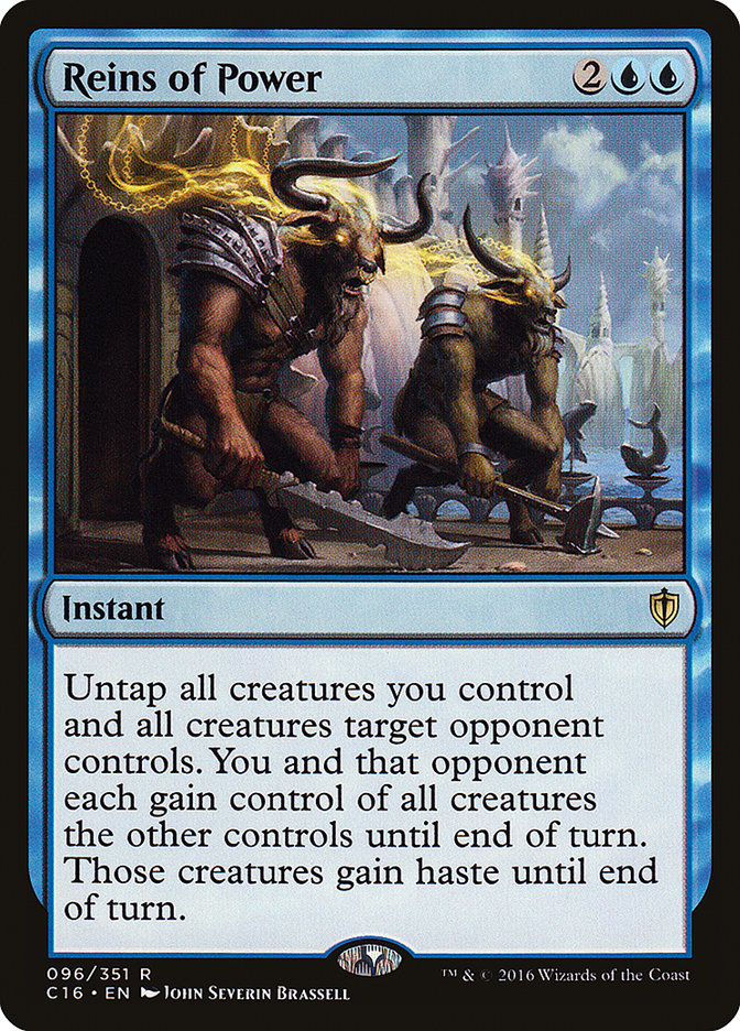 Reins of Power [Commander 2016] Magic: The Gathering