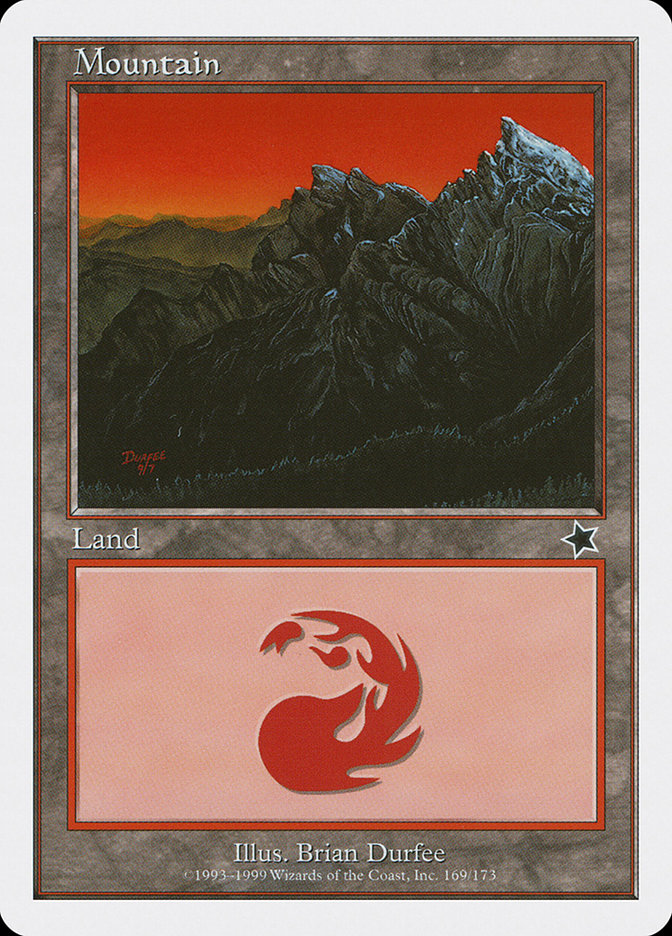 Mountain (169) [Starter 1999] Magic: The Gathering