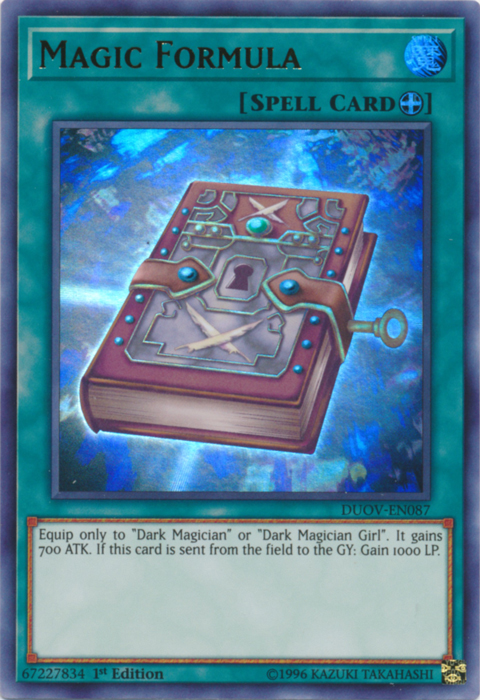 Magic Formula [DUOV-EN087] Ultra Rare Yu-Gi-Oh!