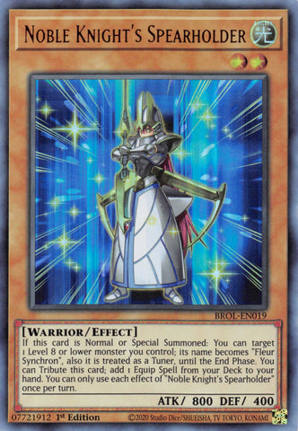 Noble Knight's Spearholder [BROL-EN019] Ultra Rare Yu-Gi-Oh!