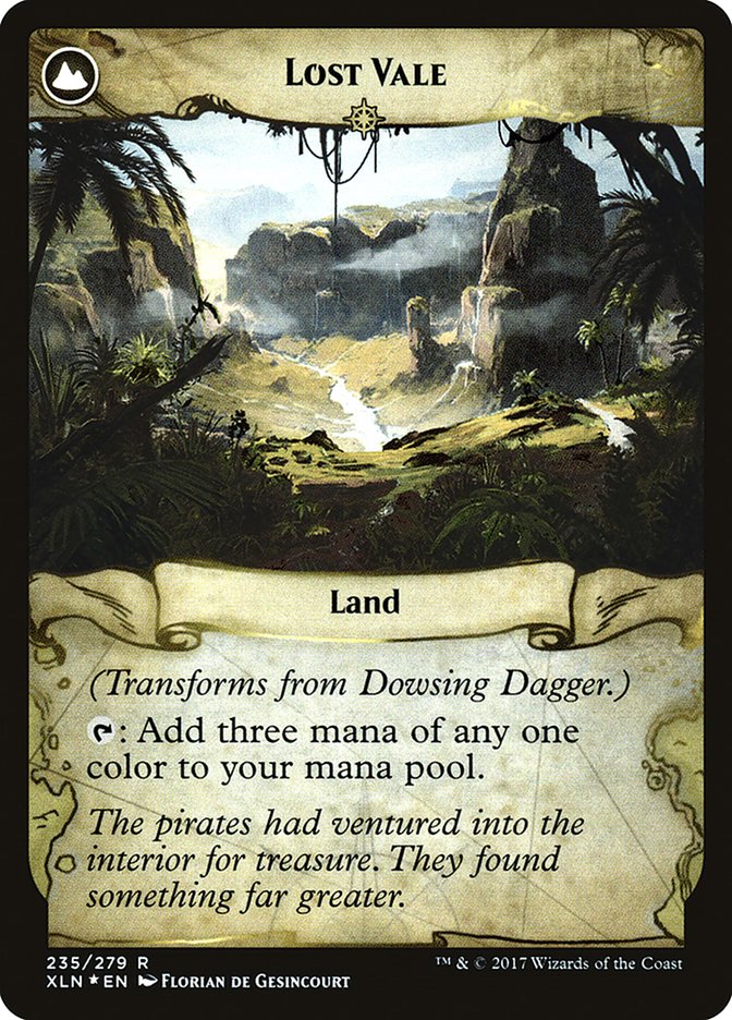 Dowsing Dagger // Lost Vale [Ixalan Prerelease Promos] Magic: The Gathering