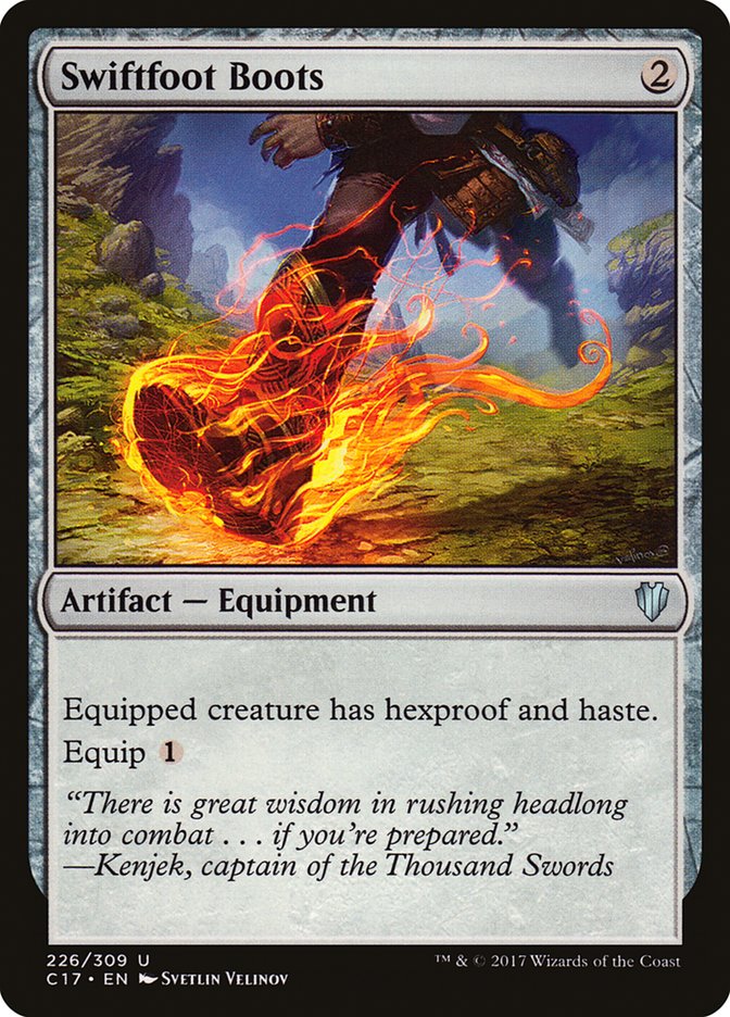 Swiftfoot Boots [Commander 2017] Magic: The Gathering