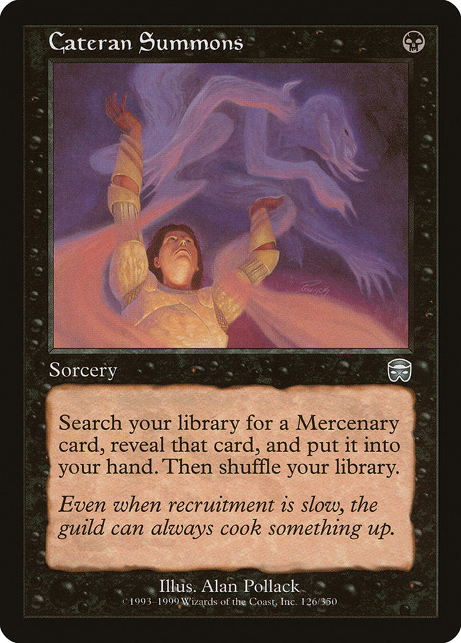 Cateran Summons [Mercadian Masques] Magic: The Gathering