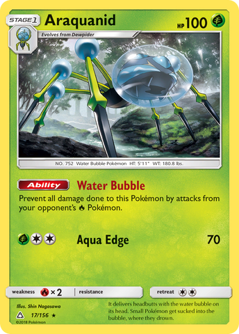Araquanid (17/156) [Sun & Moon: Ultra Prism] Pokémon