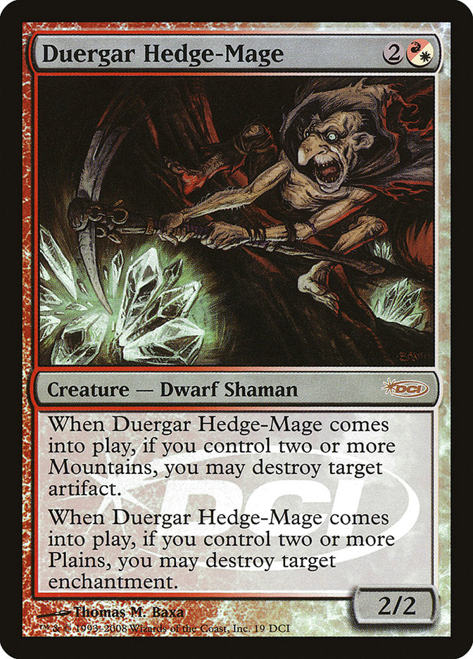 Duergar Hedge-Mage [Gateway 2008] Magic: The Gathering