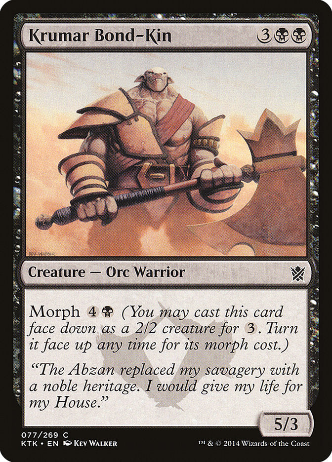 Krumar Bond-Kin [Khans of Tarkir] Magic: The Gathering