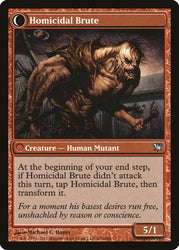 Civilized Scholar // Homicidal Brute [Innistrad] Magic: The Gathering
