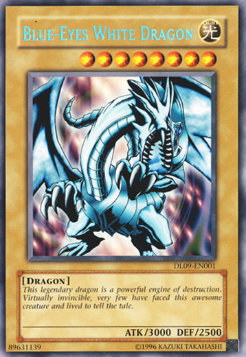 Blue-Eyes White Dragon (Blue) [DL09-EN001] Rare Yu-Gi-Oh!