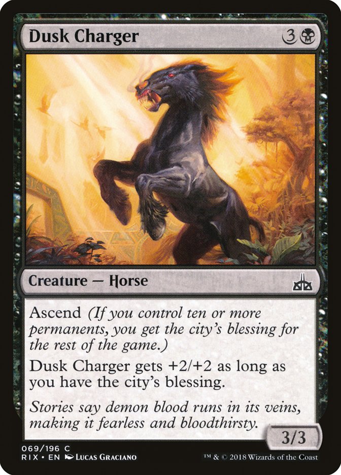 Dusk Charger [Rivals of Ixalan] Magic: The Gathering