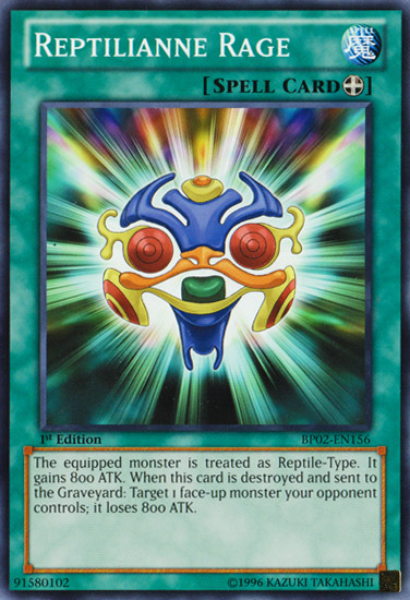 Reptilianne Rage [BP02-EN156] Common Yu-Gi-Oh!