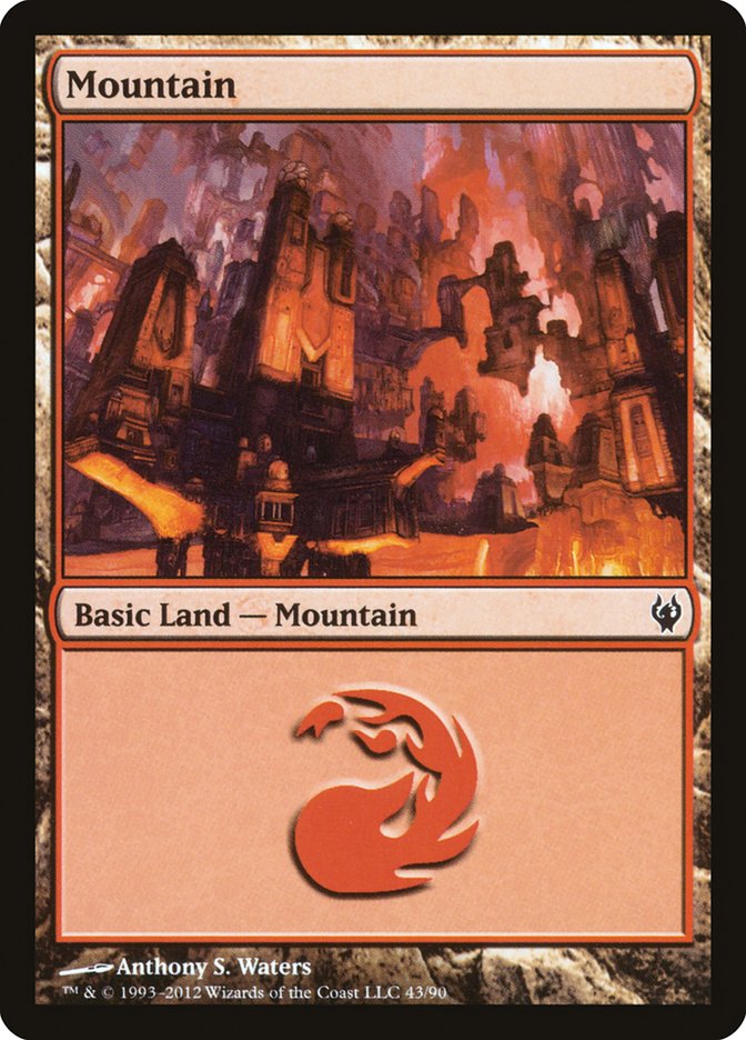 Mountain (43) [Duel Decks: Izzet vs. Golgari] Magic: The Gathering
