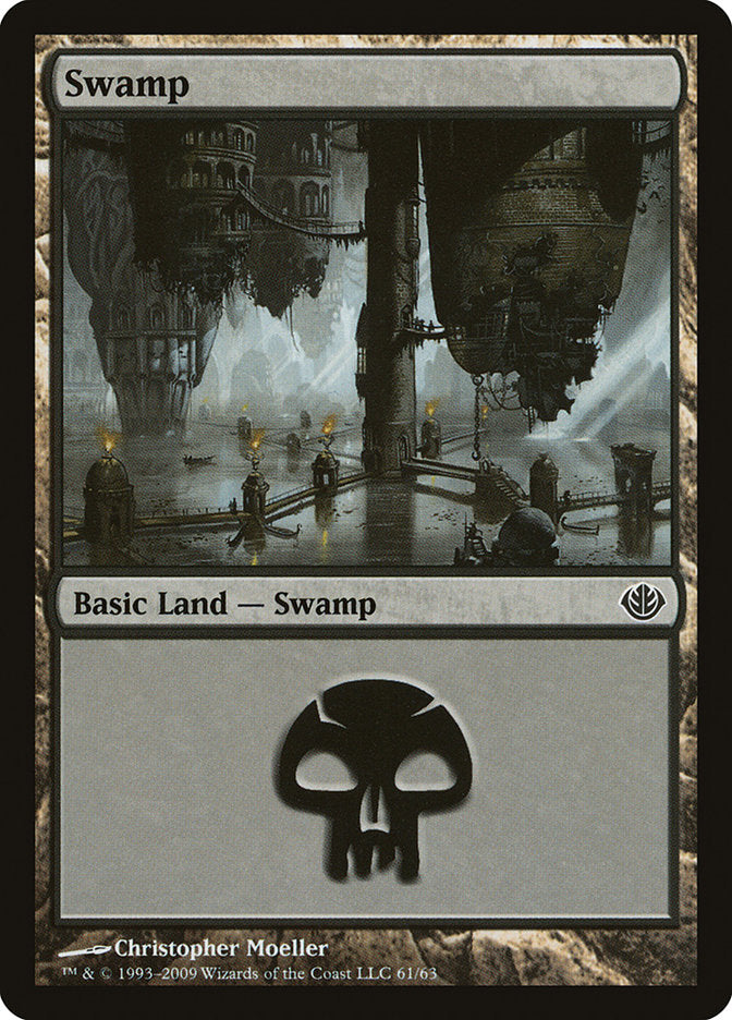 Swamp (61) [Duel Decks: Garruk vs. Liliana] Magic: The Gathering