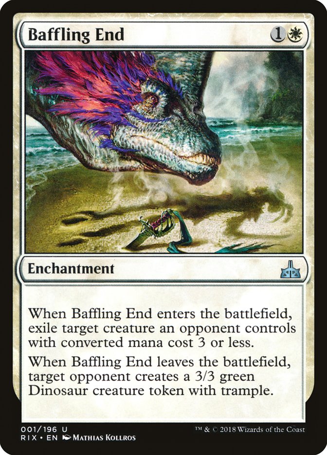 Baffling End [Rivals of Ixalan] Magic: The Gathering