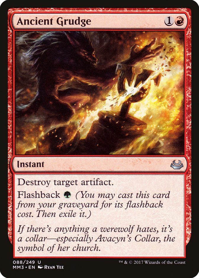 Ancient Grudge [Modern Masters 2017] Magic: The Gathering
