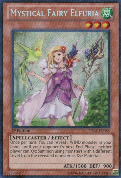 Mystical Fairy Elfuria [CBLZ-EN085] Secret Rare Yu-Gi-Oh!