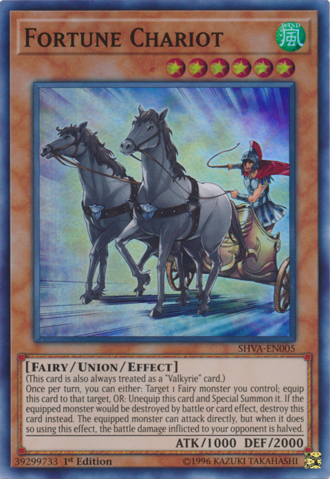 Fortune Chariot [SHVA-EN005] Super Rare Yu-Gi-Oh!