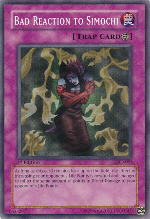 Bad Reaction to Simochi [LOD-093] Common Yu-Gi-Oh!