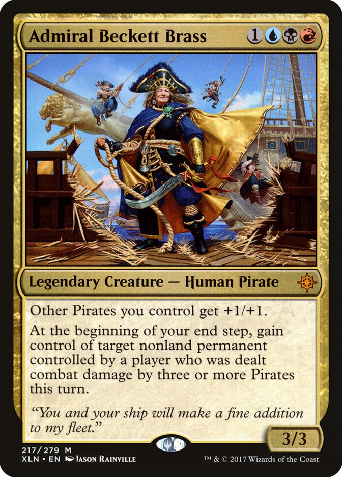 Admiral Beckett Brass [Ixalan] Magic: The Gathering