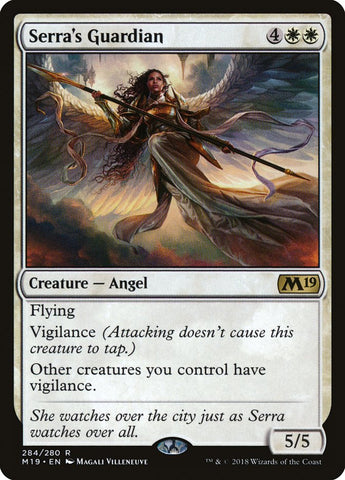 Serra's Guardian [Core Set 2019] Magic: The Gathering