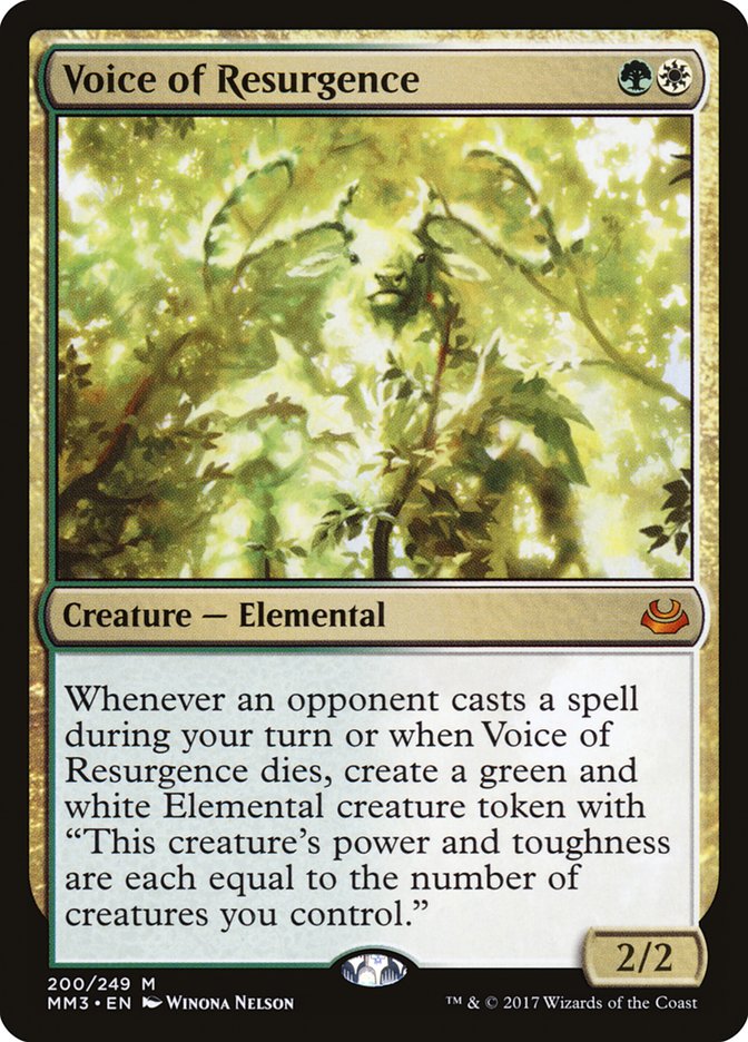 Voice of Resurgence [Modern Masters 2017] Magic: The Gathering