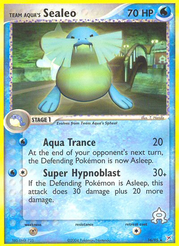 Team Aqua's Sealeo (16/95) [EX: Team Magma vs Team Aqua] Pokémon
