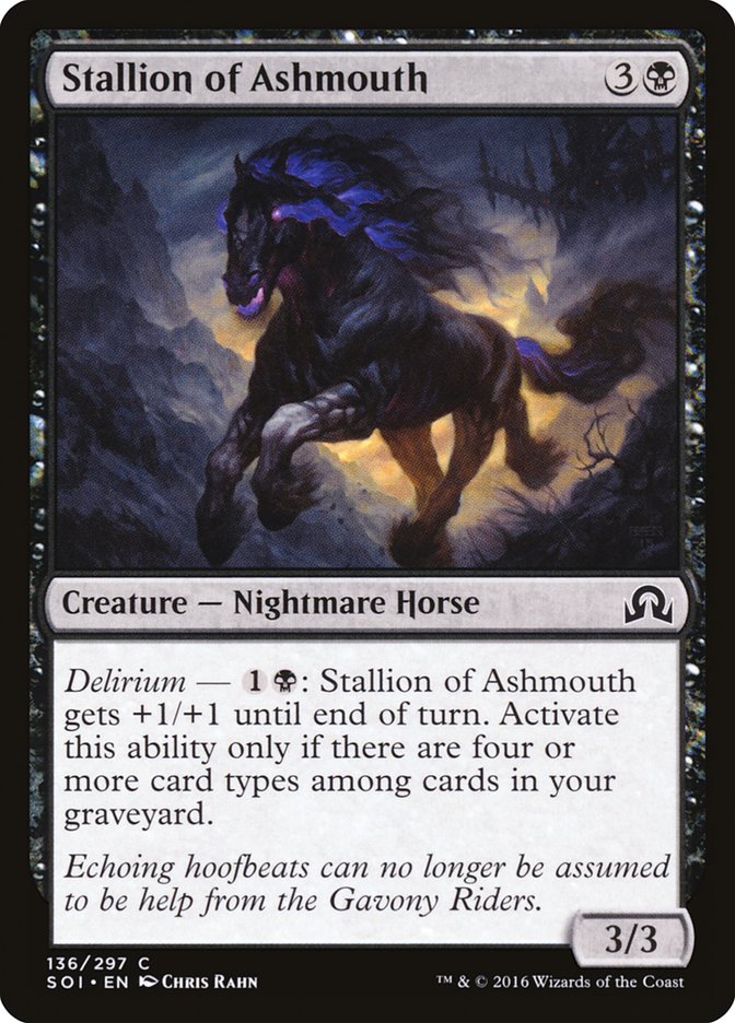 Stallion of Ashmouth [Shadows over Innistrad] Magic: The Gathering