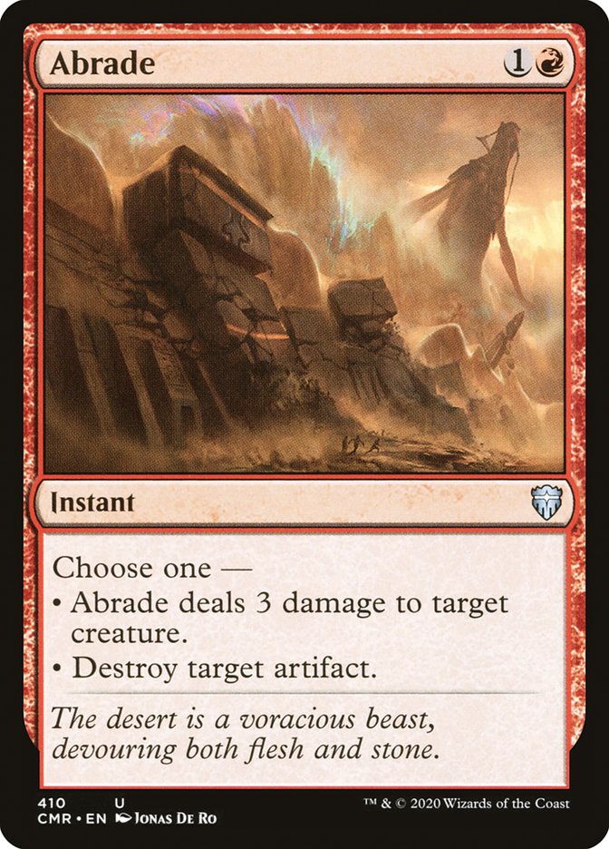 Abrade [Commander Legends] Magic: The Gathering