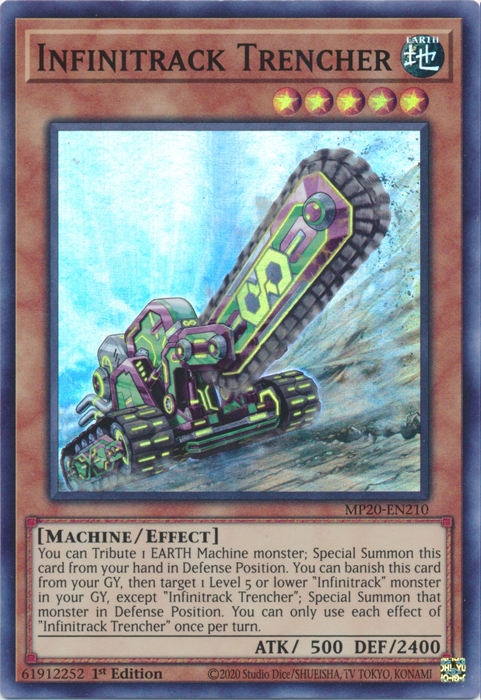 Infinitrack Trencher [MP20-EN210] Super Rare Yu-Gi-Oh!