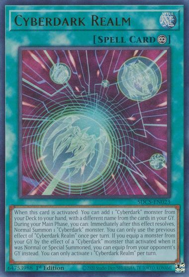 Cyberdark Realm [SDCS-EN023] Ultra Rare Yu-Gi-Oh!