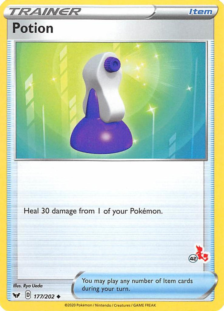 Potion (177/202) (Cinderace Stamp #42) [Battle Academy 2022] Pokémon