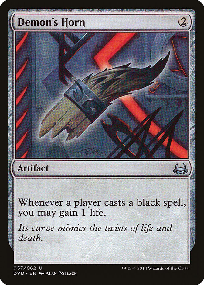 Demon's Horn (Divine vs. Demonic) [Duel Decks Anthology] Magic: The Gathering